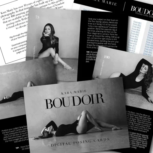 Kara Marie’s Boudoir Digital Posing Cards