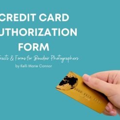 Kelli Marie Connor - Credit Card Auth Form | Individual Contract