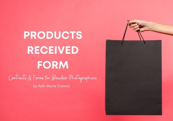 Kelli Marie Connor - Product Received Form | Individual Contract
