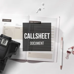 Tamara Williams Academy – Callsheet Document