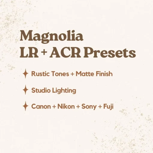 Jessica G Photography - Magnolia Lightroom Presets