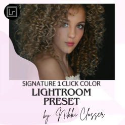 Nikki Closser - Signature 1 Click Color Lightroom Preset