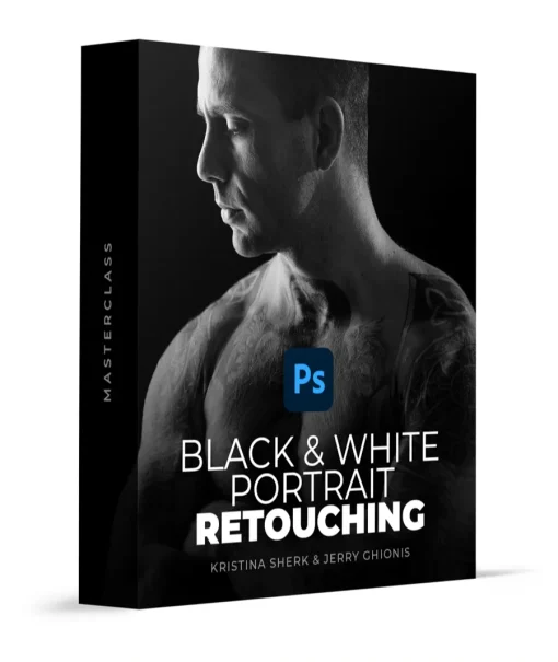 Sharkpixel - Black & White Portrait Retouching Masterclass by Kristina Sherk & Jerry Ghionis