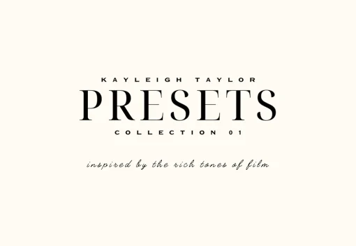 Kayleigh Taylor Presets Pack - Collection 01